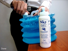 Refile Sky Gel From Kettle to Botle